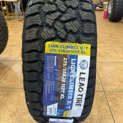275 55 20 Leao Lion Climber XT New Tires 