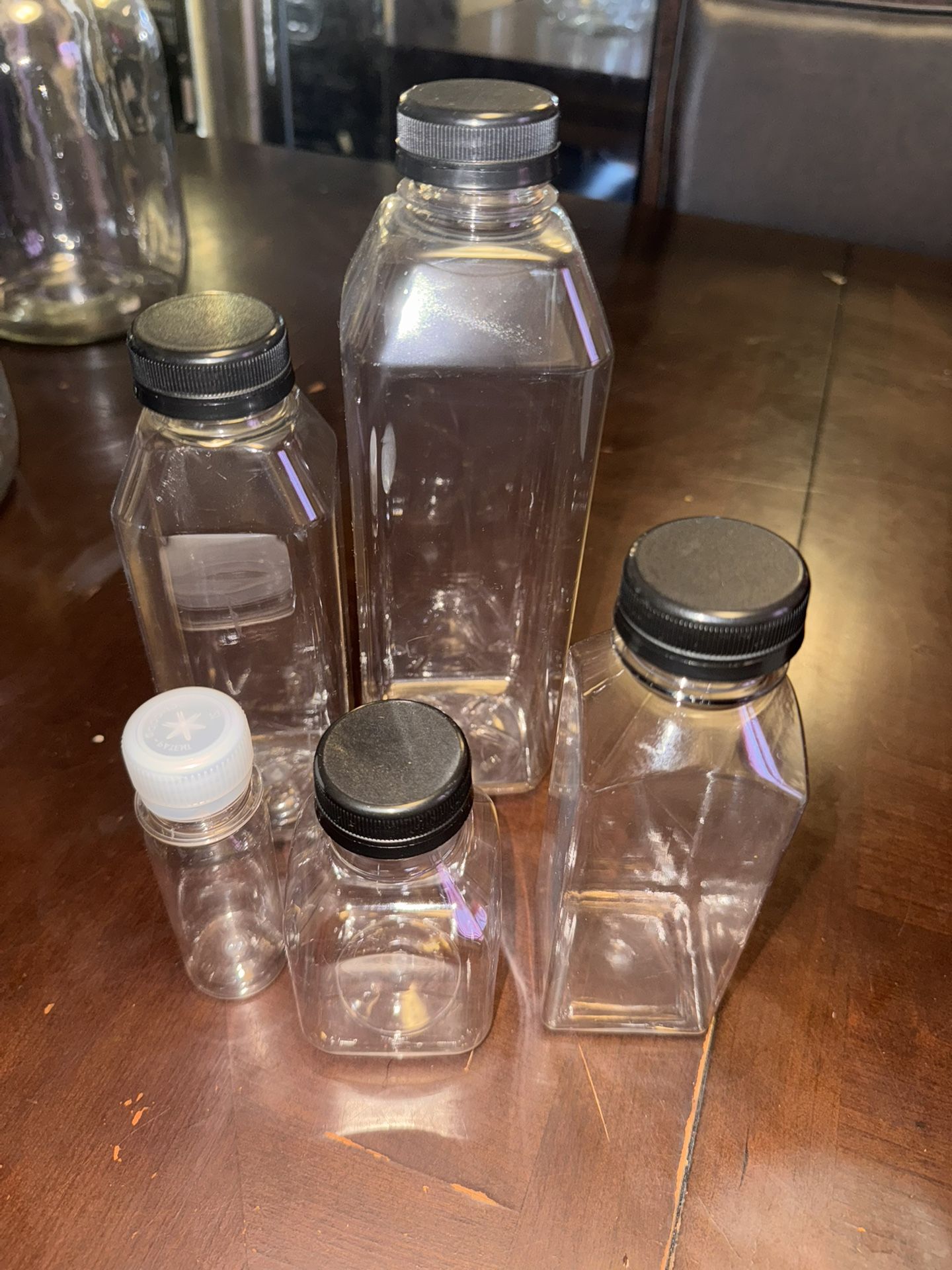 Lot Of Juicing Bottles
