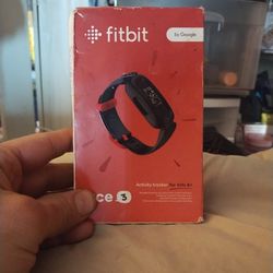 Fitbit Ace 3 Black And Red For Kids 6 And Up