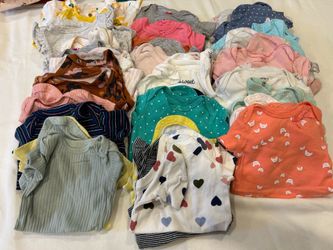 30 baby girl top bundle