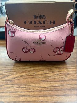 Pink coach bag
