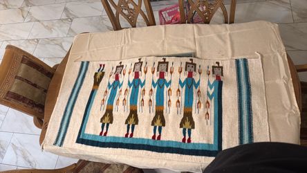 authentic Navajo Yei pictorial rug