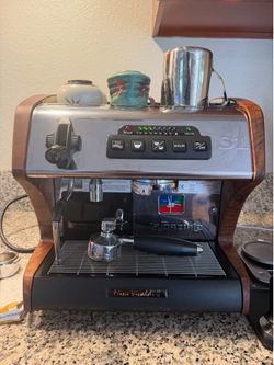 La Spaziale Mini Vivaldi II Espresso Machine – Walnut Panels –