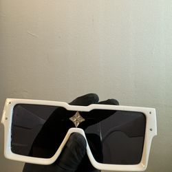 White Louis Vuitton Sunglasses