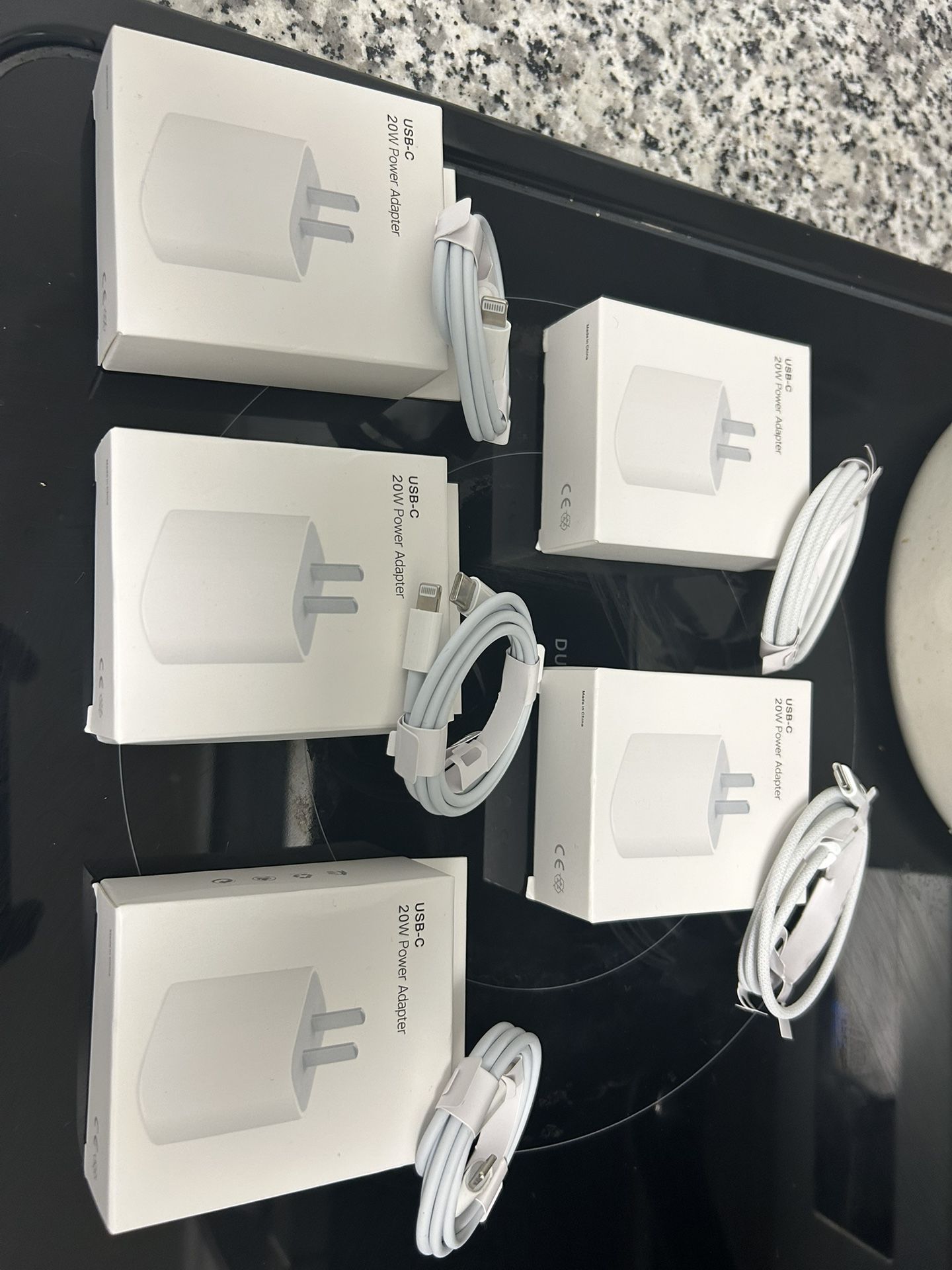 Apple Fast Charging Adapters with Cable