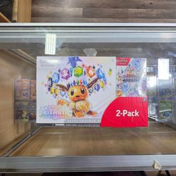 Pokémon Scarlet & Violet Prismatic Evolutions Elite Trainer Box 2-Pack