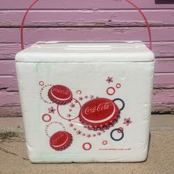 Vintage Coca Cola Styrofoam Cooler