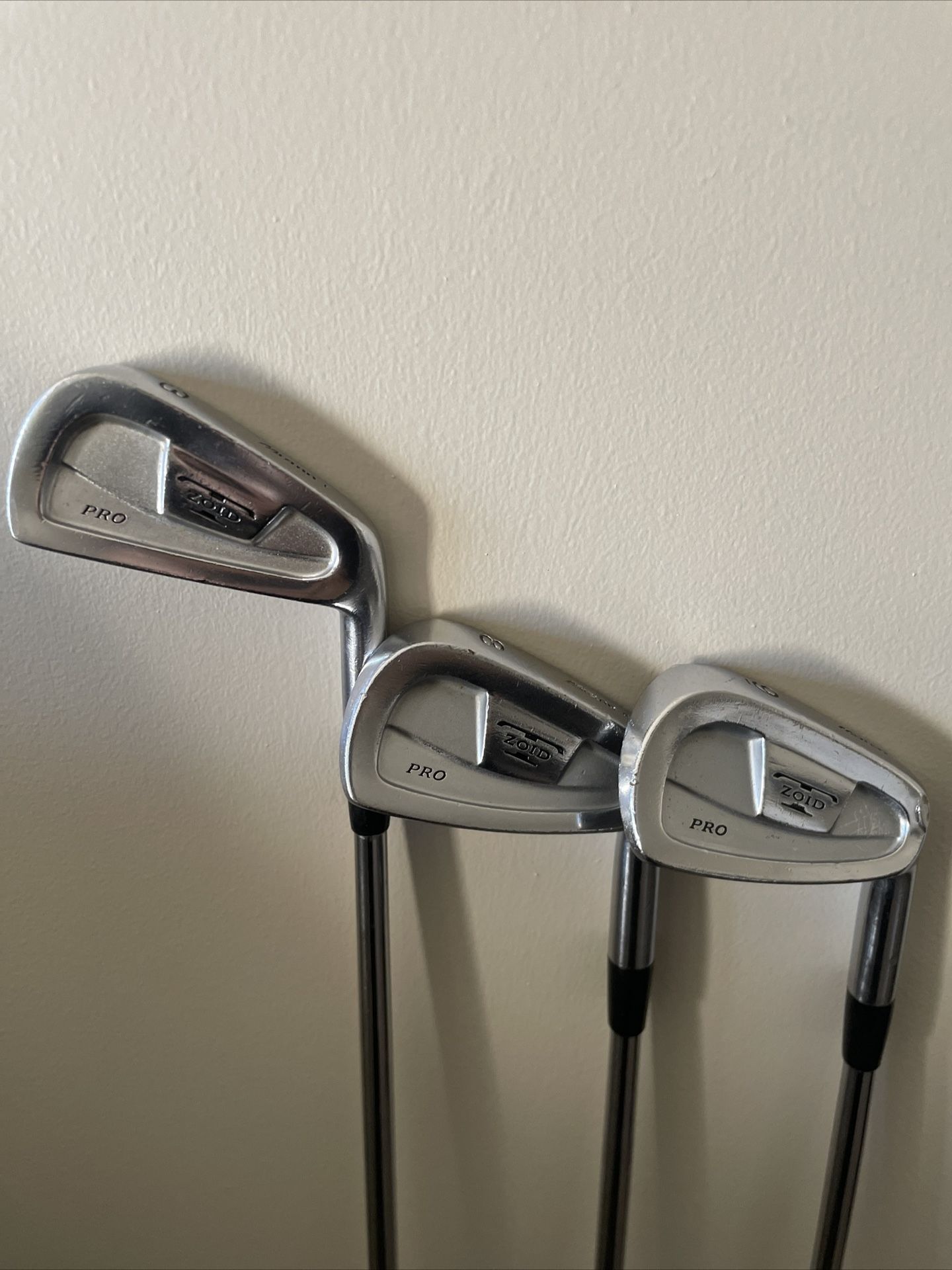 Mizuno T-Zoid Pro II 3, 8 & 9 Iron Dynamic Gold S300 Stiff Flex Steel RH