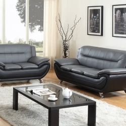 Amazing Deal! Brand New Modern Sofa & Loveseat Incredible Price Of $598