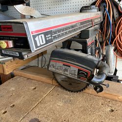 10” Radial Arm Saw & Table