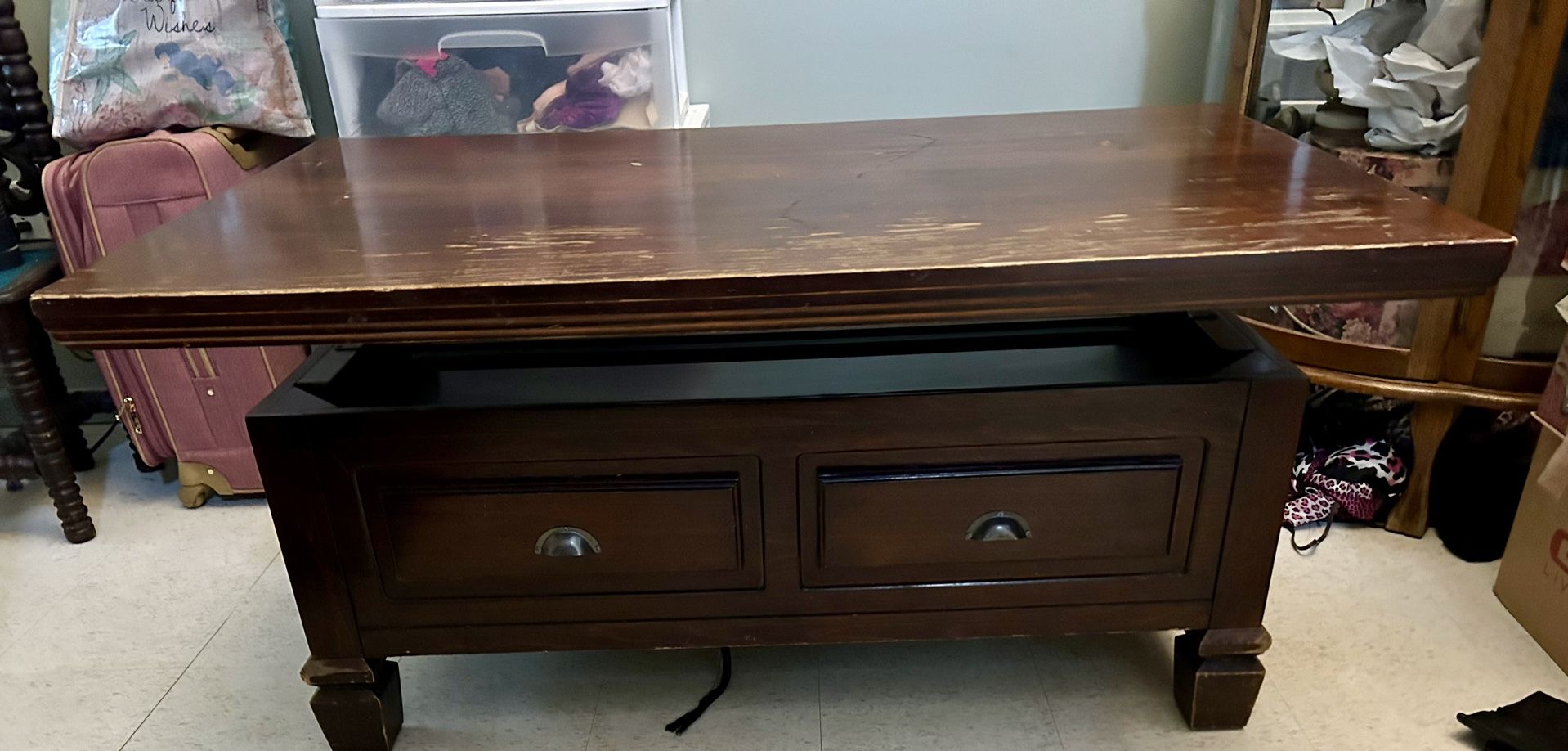 Coffee Table And Matching End Tables