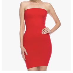 Red Tube Dress