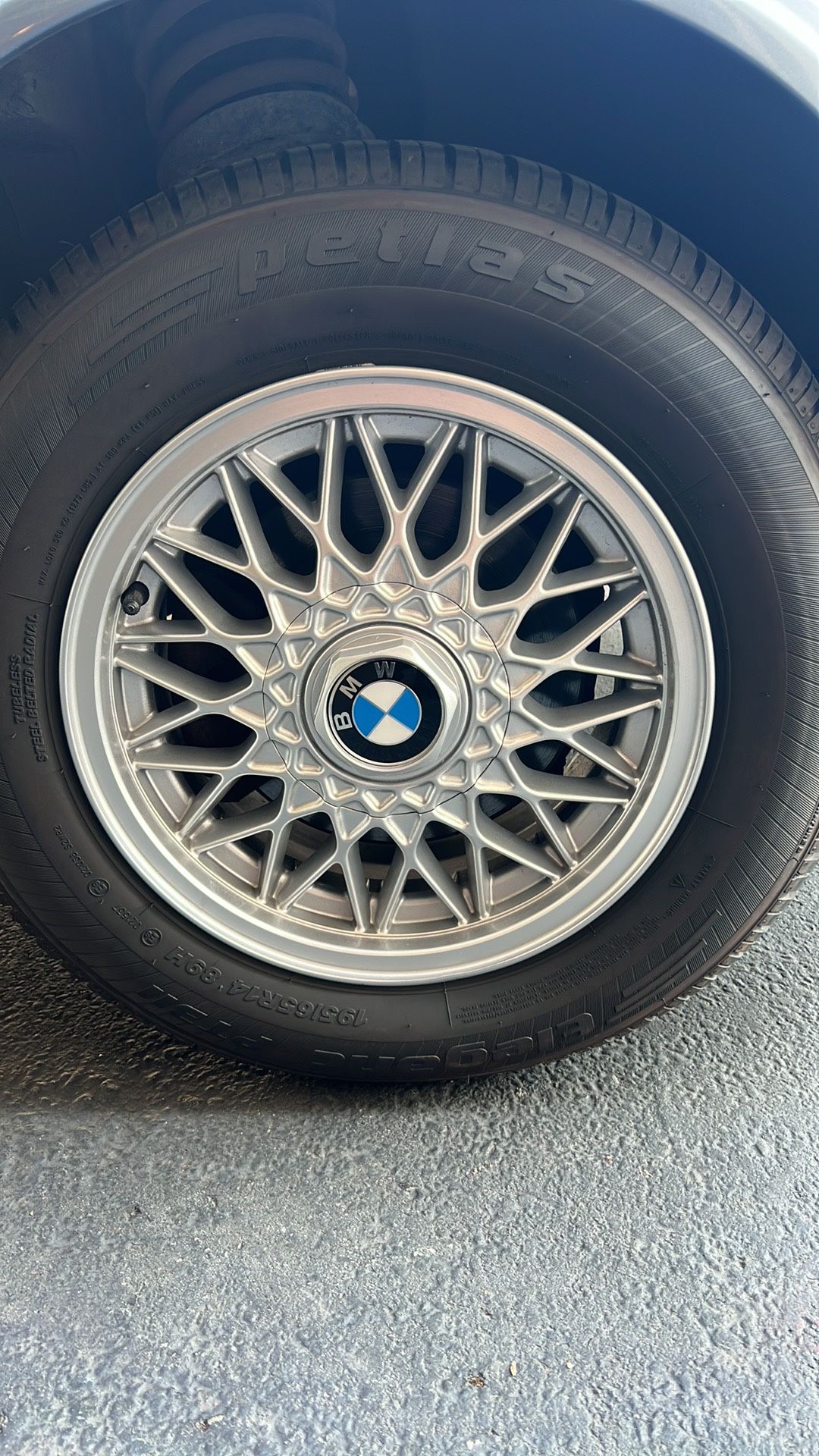 BMW E30 Basketweave Mint And Perfect All 4 Tires New