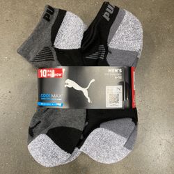 NWT Puma men’s no show socks 10 pairs