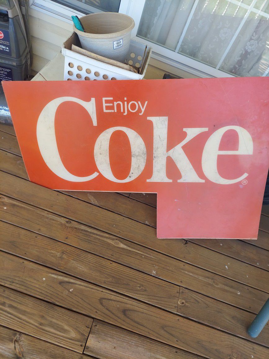 Coca Cola Plexiglass Sign
