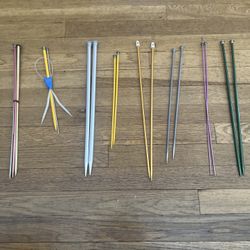 Lot of Knitting Needles