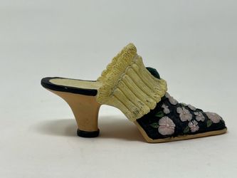 Miniature Decorative Resin Shoe Figurine Approximately 4”