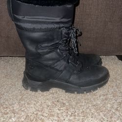 Timberland Woman's Waterproof Snow Boots Black Sz 8
