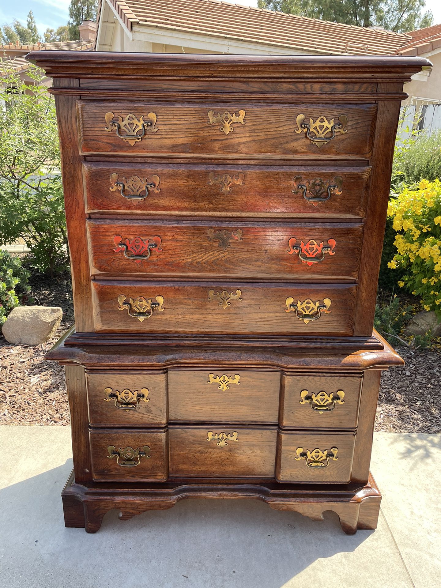 Solid Wood Dresser Chest Furniture USA MADE 
