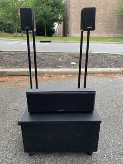 Polk Audio RM3000 Speakers + RM1000 Subwoofer + Center Channel