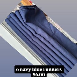 Navy blue runners