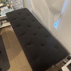 Black Bench For Dining Room Or Side Of Bed