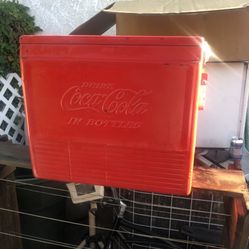 Coke Ice Chest With Cool Tray $75