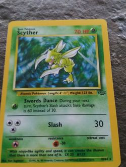 Scyther Pokemon Holo Rare