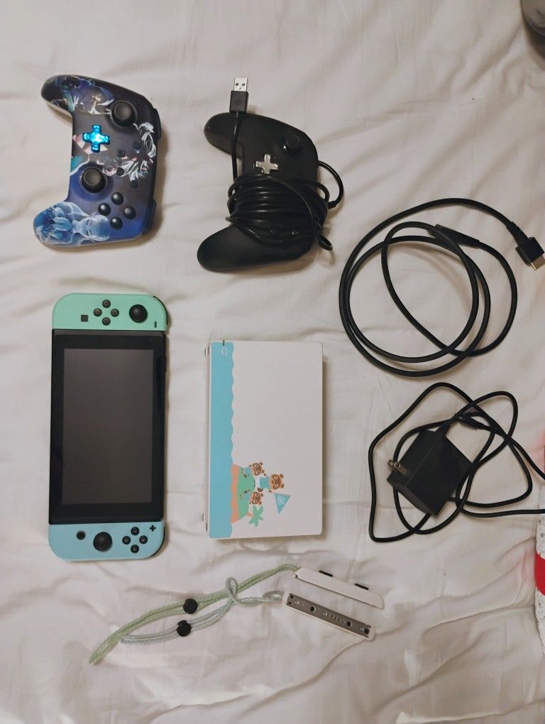 Nintendo Switch Console Animal Crossing Edition