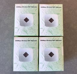 NEW, Unopened 300Mbps Wireless WiFi Repeater/Extender ($15 each or 2 for $25 or 4 for $50)