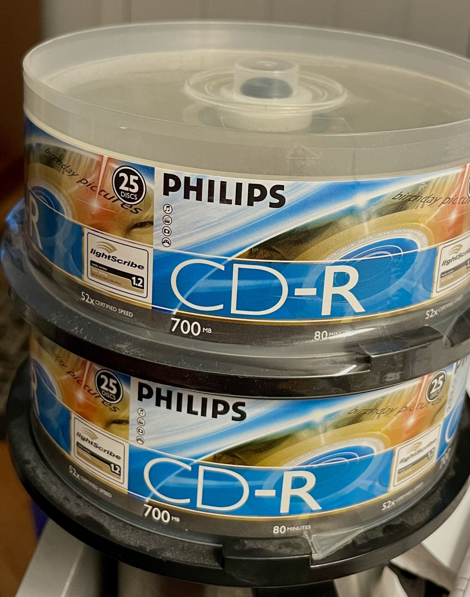 Philips CD-R Blank Disc 40 Blank Discs NEW