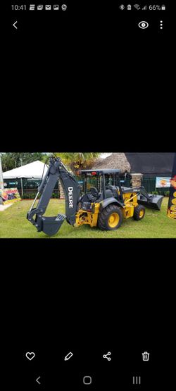 2014 John Deere 310K 4WD Backhoe Wheel Loader w/Extended Boom (Like New)