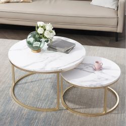 Coffee table - 2 nesting table set
