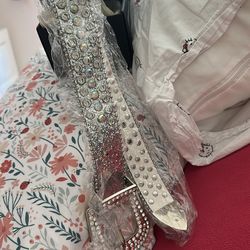 Blinged out belt