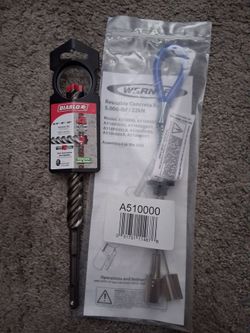 Werner concrete anchor & Diablo 3 /4" bit