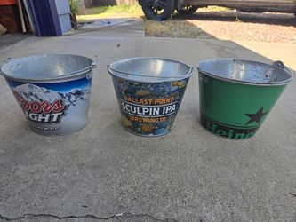 3 Beer Buckets
