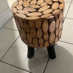 Wood Stool - End Table Thingy 