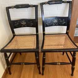 Vintage Hitchcock Style Stenciled Chairs