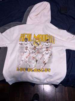 Hollister Real Madrid Los Blancos Graphic Hoodie – Like New