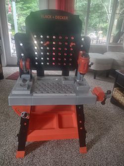 Black & Decker toy workbench
