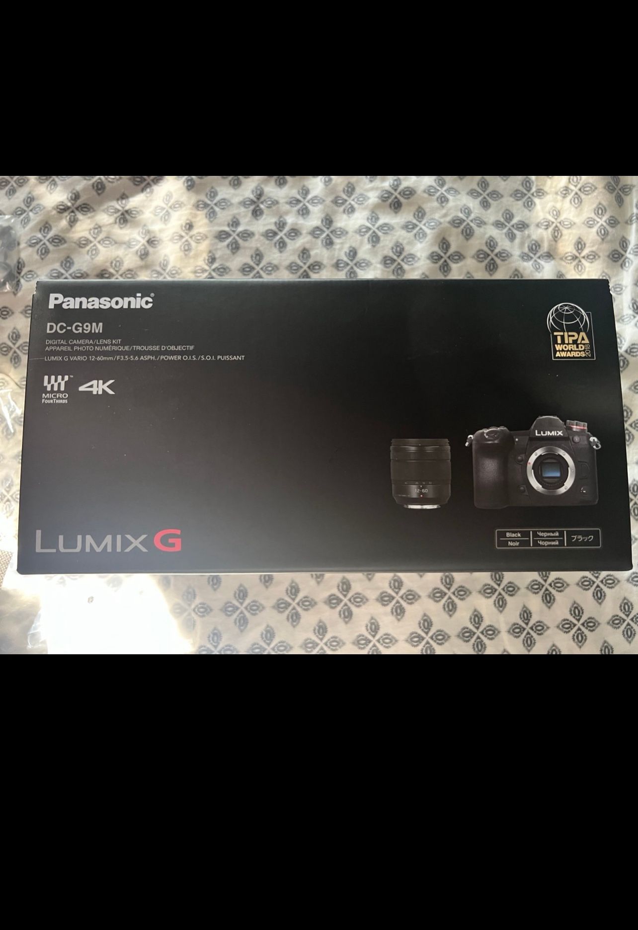 Panasonic Lumix G DC-G95M Mirrorless Camera with 12-60mm Lens in Black