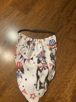 Fourth of July Dog scarf