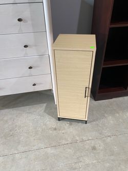 Modern Small storage cabinet with shelfs