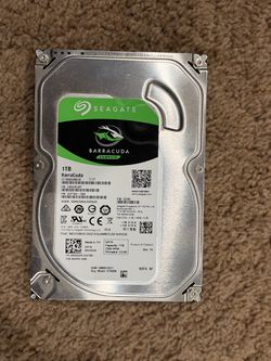 Seagate Barracuda 1TB 3.5" SATA III 7200 RPM Desktop Hard Drive