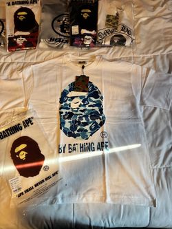 BAPE By Bathing Ape Blue Camo Tee