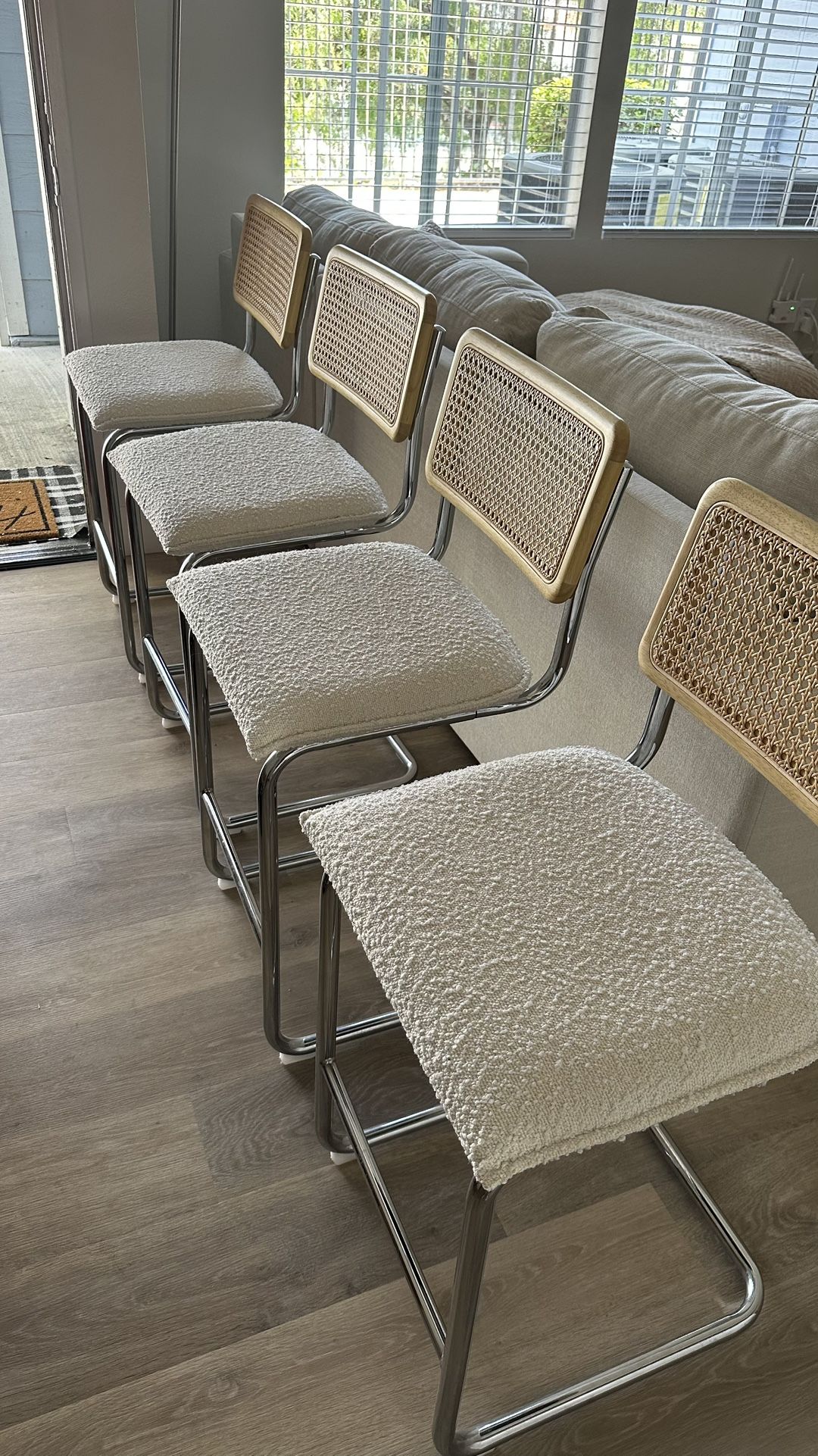 4x Bar stools (25.5” Seat Height) - Like New
