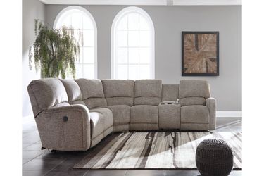New Ashley furniture l shape power reclining sectional sofa tax included free delivery