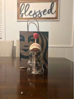 Starbucks strawberry bearista cup
