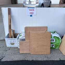FREE Wood Shelving & Insulation 