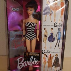 6 Collectible Barbie Dolls 